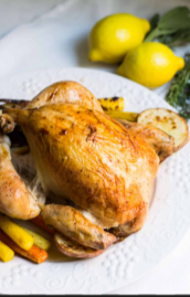 1/2 Whole Meat Chicken Garni